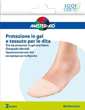 PROTEZIONE IN GEL E TESSUTO MASTER-AID FOOTCARE PUNTA DEI PIEDI 2 PEZZI C16 - Farmacia Dott. Pasquale Russo