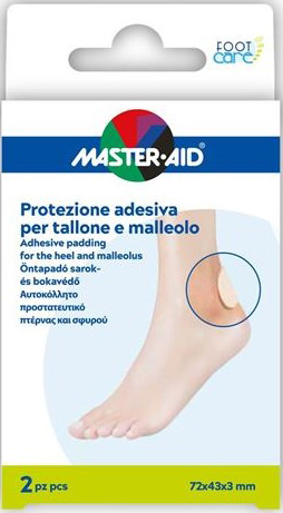 PROTEZIONE TALLONE/MALLEOLO MASTER-AID FOOTCARE 2 PEZZI A7 - Farmacia Dott. Pasquale Russo