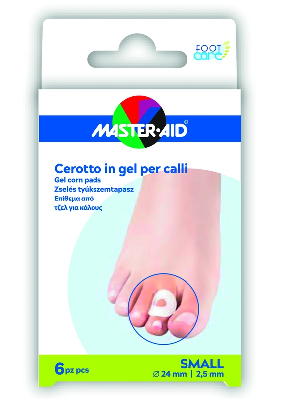 CEROTTO PROTEZIONE CALLI MASTER-AID FOOTCARE IN GEL SMALL 6 PEZZI B10 - Farmacia Dott. Pasquale Russo