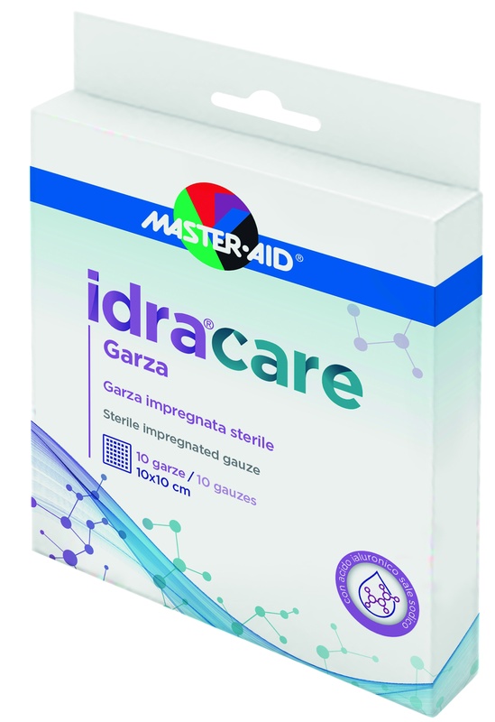 MASTER-AID IDRACARE GARZA IMPREGNATA 10X10 CM 10 PEZZI - Farmacia Dott. Pasquale Russo
