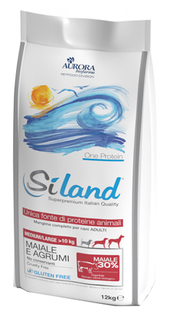 SILAND ADULT MEDIUM/LARGE MAIALE/AGRUMI 12 KG - Farmacia Dott. Pasquale Russo