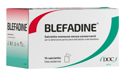 BLEFADINE 14 SALVIETTE MONOUSO PER DETERSIONE PERIOCULARE - Farmacia Dott. Pasquale Russo