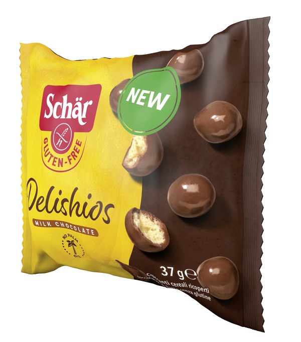 SCHAR DELISHIOS CEREALI RICOPERTI CON CIOCCOLATO AL LATTE 37 G - Farmacia Dott. Pasquale Russo