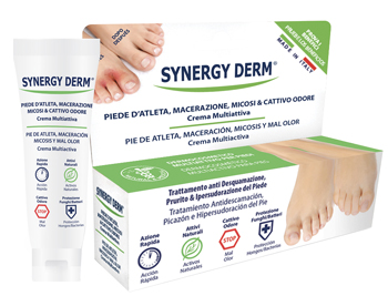 SYNERGY DERM CREMA PIEDE ATLETA MACERAZIONE SUDORE - Farmacia Dott. Pasquale Russo