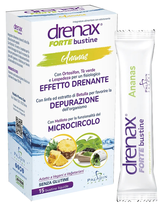 DRENAX FORTE ANANAS 15 BUSTINE - Farmacia Dott. Pasquale Russo