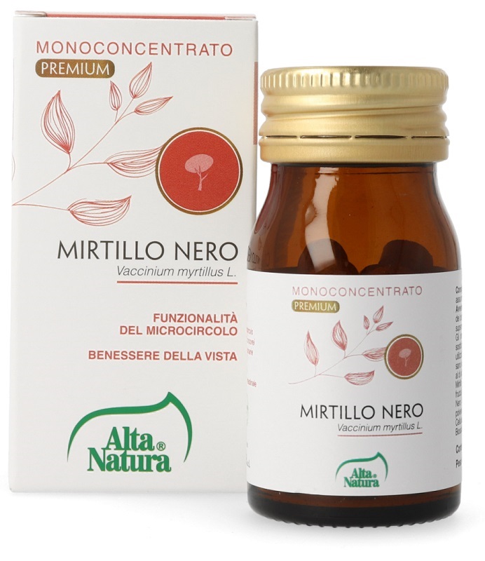 MIRTILLO NERO  60 COMPRESSE 450MG TERRANATA - Farmacia Dott. Pasquale Russo