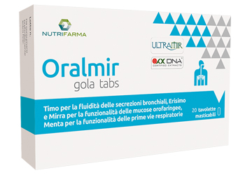 ORALMIR GOLA TABS 20 COMPRESSE - Farmacia Dott. Pasquale Russo