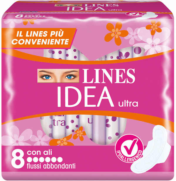 IDEA ULTRA ASSORBENTE FLUSSI ABBONDANTI CON ALI 8 PEZZI - Farmacia Dott. Pasquale Russo