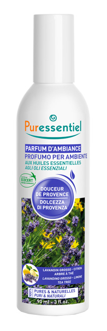 PURESSENTIEL PROFUMO AMBIENTE DOLCEZZA PROVENZA ECOCERT 90 ML - Farmacia Dott. Pasquale Russo