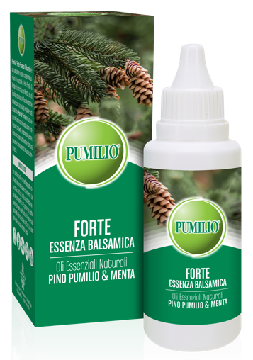PUMILIO FORTE ESSENZA BALSAMICA OLI ESSENZIALI NATURALI PINO PUMILIO & MENTA 40 ML - Farmacia Dott. Pasquale Russo