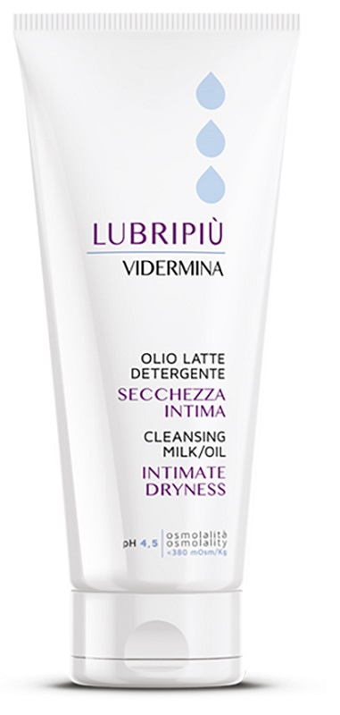 VIDERMINA LUBRIPIU' OLIO LATTE DETERGENTE SECCHEZZA INTIMA 200 ML - Farmacia Dott. Pasquale Russo