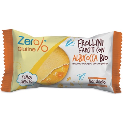 ZER%GLUTINE FROLLINI FARCITI CON ALBICOCCA 70 G - Farmacia Dott. Pasquale Russo