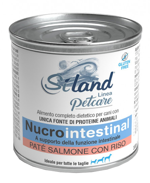 SILAND NUCROINTESTINAL UMIDO CANE SALMONE/RISO 300 G - Farmacia Dott. Pasquale Russo