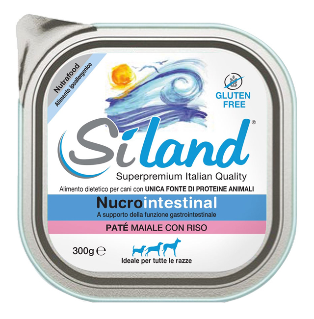 SILAND NUCROINTESTINAL UMIDO CANE MAIALE/RISO 300 G - Farmacia Dott. Pasquale Russo