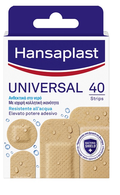 CEROTTO HANSAPLAST UNIVERSAL ASSORTITI 40 PEZZI - Farmacia Dott. Pasquale Russo