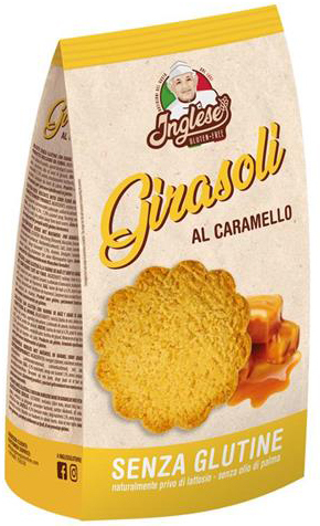 INGLESE GIRASOLI AL CARAMELLO BISCOTTI AL MAIS 300 G - Farmacia Dott. Pasquale Russo