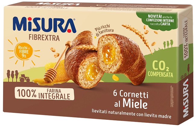MISURA CORNETTI FIBRE EXTRA MIELE 6 PEZZI - Farmacia Dott. Pasquale Russo