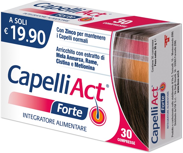 CAPELLI ACT FORTE 30 COMPRESSE - Farmacia Dott. Pasquale Russo