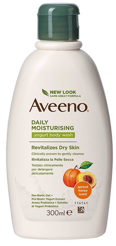 AVEENO BAGNO DOCCIA YOGURT ALBICOCCA & MIELE 300 ML - Farmacia Dott. Pasquale Russo