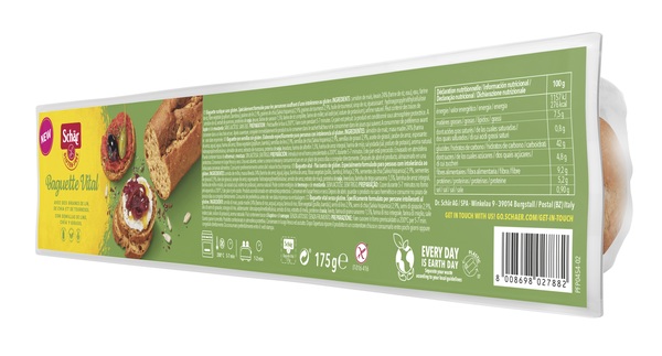 SCHAR BAGUETTES VITAL SENZA LATTOSIO 175 G - Farmacia Dott. Pasquale Russo