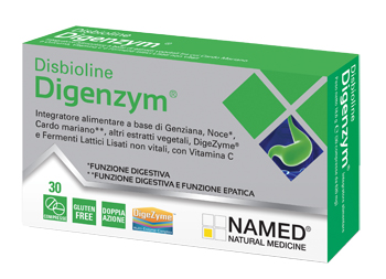 DISBIOLINE DIGENZYM AB 30 COMPRESSE - Farmacia Dott. Pasquale Russo