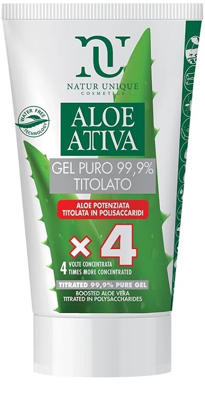 NATUR UNIQUE ALOE ATTIVA GEL PURO TITOLATO 99,9% 50 ML - Farmacia Dott. Pasquale Russo