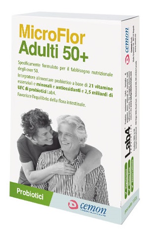 MICROFLOR ADULTI 50+ 30 CAPSULE - Farmacia Dott. Pasquale Russo