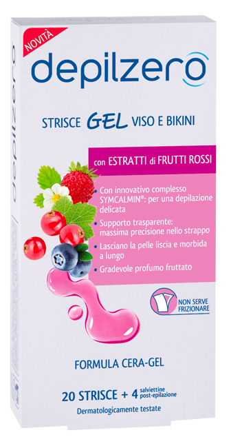 DEPILZERO STRISCE GEL VISO BIKINI 24 PEZZI - Farmacia Dott. Pasquale Russo