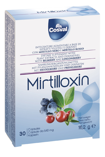 MIRTILLOXIN 30 CAPSULE - Farmacia Dott. Pasquale Russo