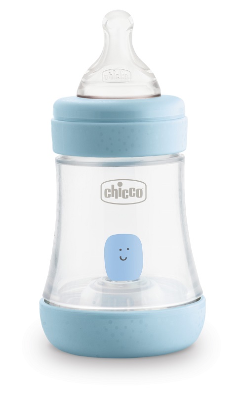 CHICCO BIBERON PERFECT 5 BOY 150 ML IN SILICONE 1 FORO - Farmacia Dott. Pasquale Russo