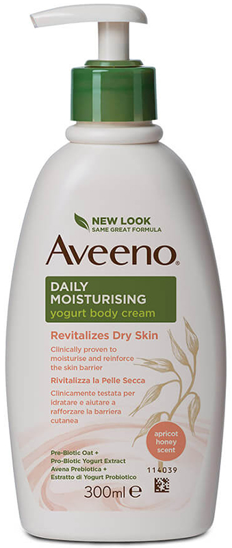 AVEENO CREMA CORPO YOGURT ALBICOCCA&MIELE 300 ML - Farmacia Dott. Pasquale Russo
