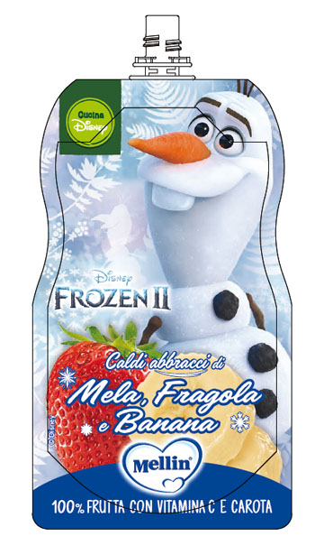POUCH DISNEY FROZEN MELA FRAGOLA BANANA 110 G - Farmacia Dott. Pasquale Russo