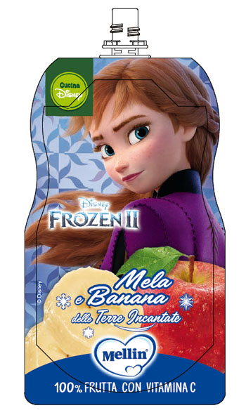 POUCH DISNEY FROZEN MELA BANANA 110 G - Farmacia Dott. Pasquale Russo