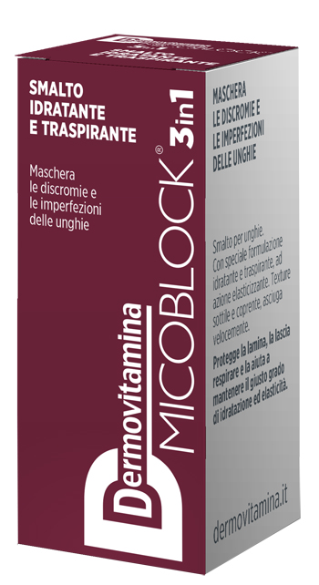DERMOVITAMINA MICOBLOCK 3 IN 1 SMALTO IDRATANTE E TRASPIRANTE BORDEAUX 5 ML - Farmacia Dott. Pasquale Russo