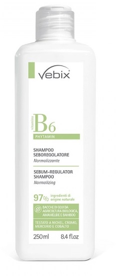 VEBIX PHYTAMIN SHAMPOO SEBOREGOLATORE NORMALIZZANTE 250 ML - Farmacia Dott. Pasquale Russo