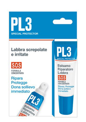 PL3 BALSAMO RIPARATORE LABBRA SOS CON ASTUCCIO 7,5 ML - Farmacia Dott. Pasquale Russo