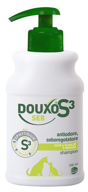 DOUXO S3 SEB SHAMPOO FLACONE 200 ML - Farmacia Dott. Pasquale Russo
