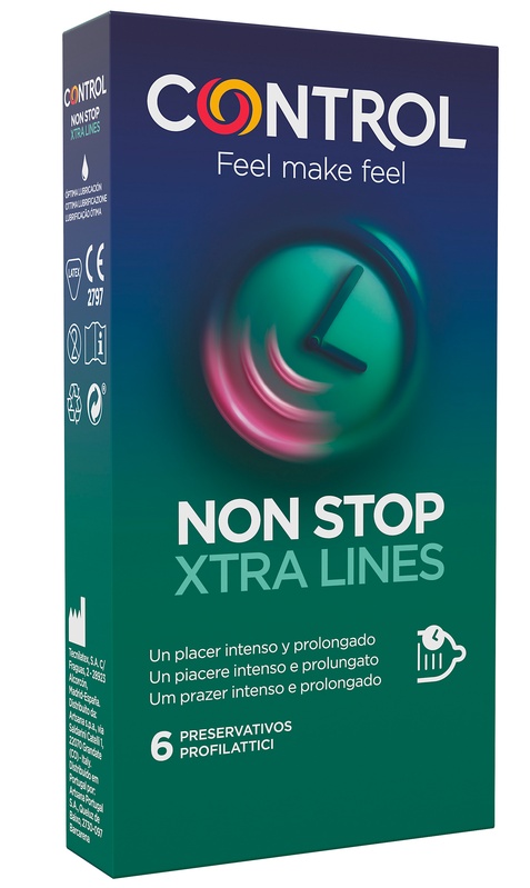 CONTROL NON STOP XTRA LINES 6 PEZZI - Farmacia Dott. Pasquale Russo