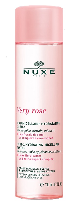 NUXE VERY ROSE ACQUA MICELLARE IDRATANTE 3 IN 1 200 ML - Farmacia Dott. Pasquale Russo