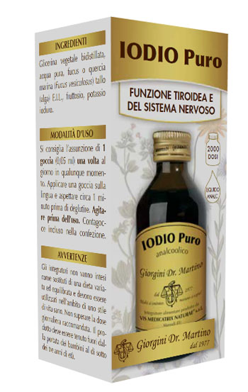 IODIO PURO ANALCOLICO 100 ML - Farmacia Dott. Pasquale Russo