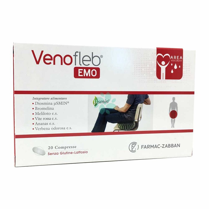 VENOFLEB EMO 20 COMPRESSE - Farmacia Dott. Pasquale Russo