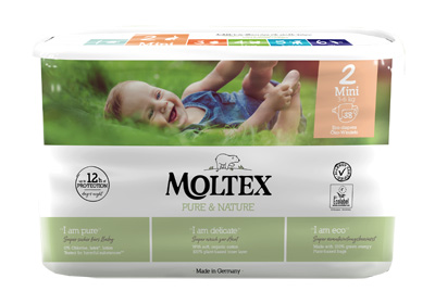 PANNOLINI MOLTEX PURE & NATURE MINI 3-6 KG TAGLIA 2 38 PEZZI - Farmacia Dott. Pasquale Russo