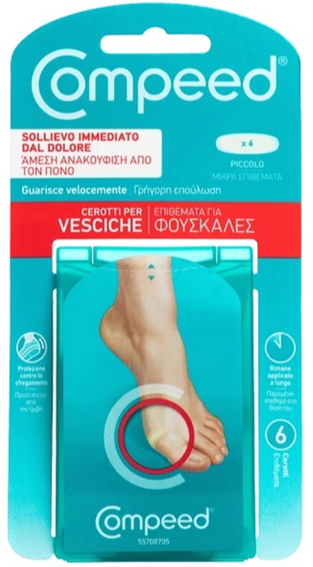 COMPEED CEROTTI PER VESCICHE PICCOLO 6 PEZZI - Farmacia Dott. Pasquale Russo