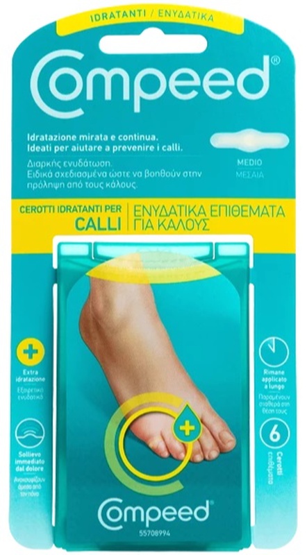 COMPEED CEROTTI PER CALLI IDRATANTI 6 PEZZI - Farmacia Dott. Pasquale Russo