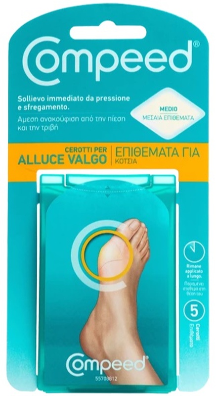 COMPEED CEROTTI PER ALLUCE VALGO 5 PEZZI - Farmacia Dott. Pasquale Russo