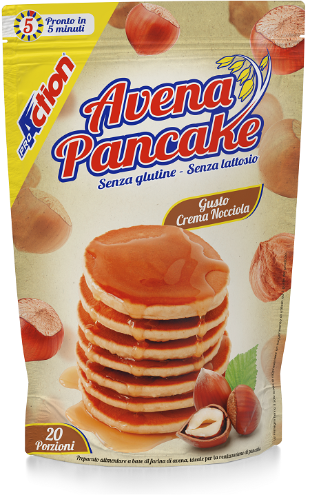 PROACTION AVENA PANCAKE CREMA DI NOCCIOLE 1000 G - Farmacia Dott. Pasquale Russo