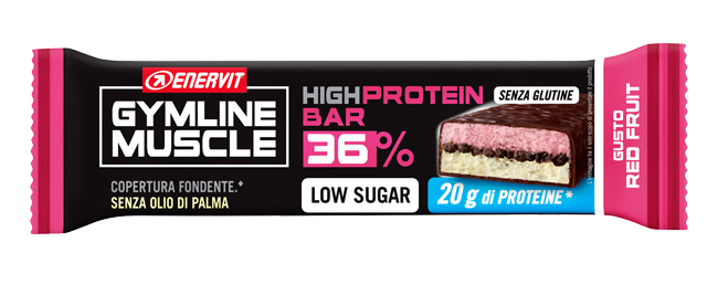 ENERVIT HIGH PROTEIN BAR 36% RED FRUIT BARRETTA 55 G - Farmacia Dott. Pasquale Russo