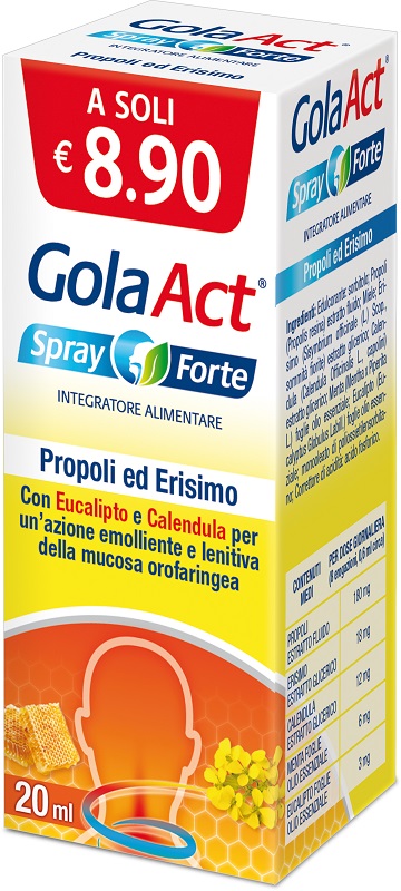 GOLA ACT SPRAY FORTE 20 ML - Farmacia Dott. Pasquale Russo