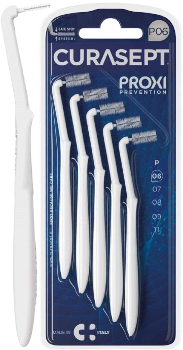 CURASEPT PROXI ANGLE P06 BIANCO/WHITE 5 PEZZI - Farmacia Dott. Pasquale Russo