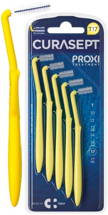CURASEPT PROXI ANGLE T17 GIALLO/YELLOW 5 PEZZI - Farmacia Dott. Pasquale Russo